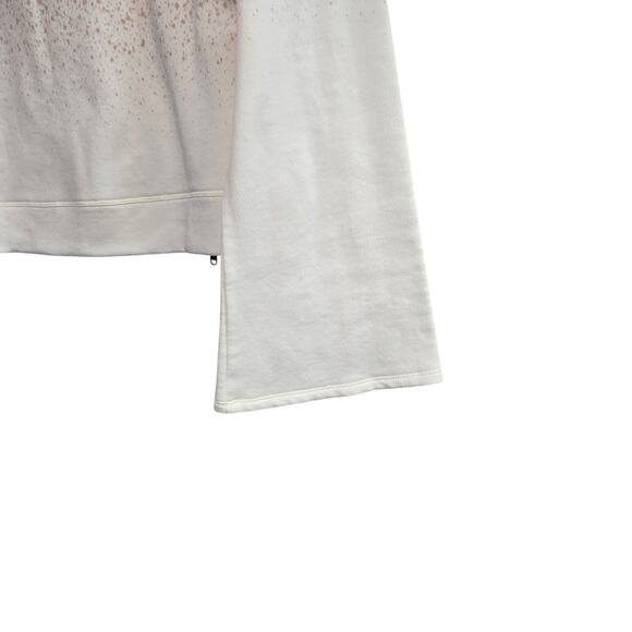 CALIA by Carrie Underwood Effortless Zip Peach White Sweatshirt Size Small - Picture 5 of 8